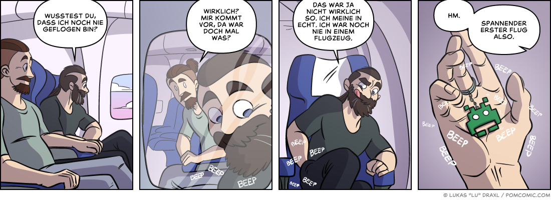 Piece of Me. A webcomic about first flights and signals.