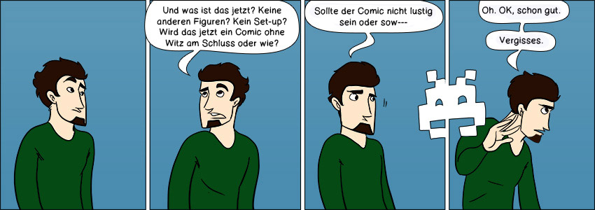 Piece of Me. A webcomic about really subtle and rather lame punchlines.