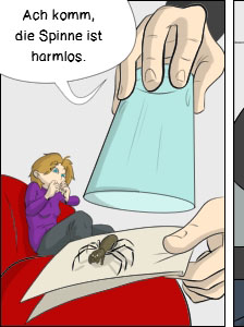 Piece of Me. Ein Webcomic über scheinbar harmlose Spinnen ...
