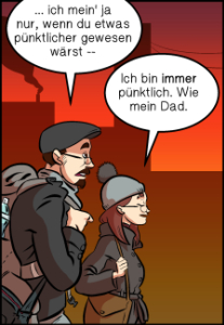 Piece of Me. Ein Webcomic über Genetik und Pünktlichkeit.