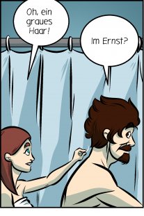 Piece of Me. Ein Webcomic über graue Haare und kuriose Verdachte.