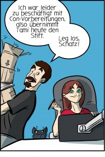 Piece of Me. Ein Webcomic über Ersatzcomics und Tamis Wortkreationen.