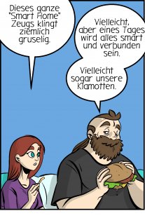 Piece of Me. Ein Webcomic über Smart Homes und Schweißsensoren.