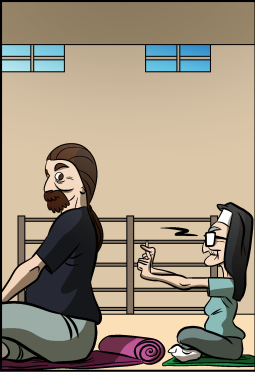 Piece of Me. Ein Webcomic über abergläubische und nervöse Nonnen.
