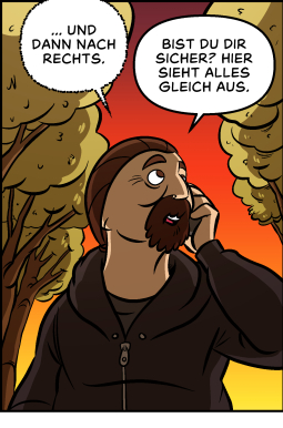 Piece of Me. Ein Webcomic über eine verwirrende Reise und eine niedergeschlagene Rückkehr.