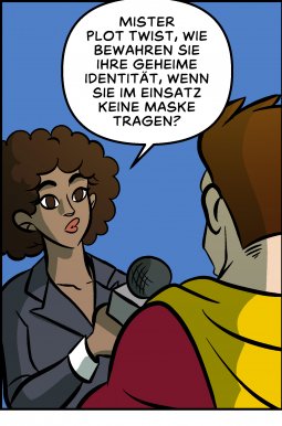 Piece of Me. Ein Webcomic über Superhelden und ihre geheimen Identitäten.