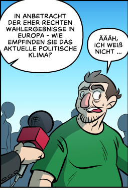 Piece of Me. Ein Webcomic über politisches Klima und Meinungen.