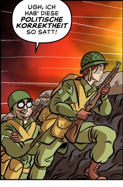 Piece of Me. Ein Webcomic über Geschichtlichkeit und Realismus in WW2-Spielen.