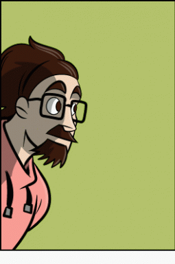 Piece of Me. Ein Webcomic über richtig dumme Animationen.