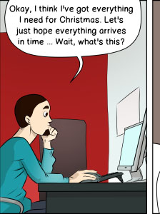 Piece of Me. A webcomic about really, REALLY fast delivery systems. Brought to you by Amazon.