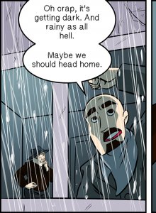 Piece of Me. A webcomic about bad weather and cozy beds.