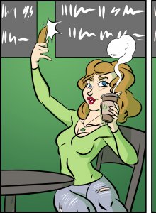 Piece of Me. A webcomic about selfies and irony.