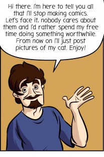 Piece of Me. A webcomic about farewells and major changes. And cat pics.