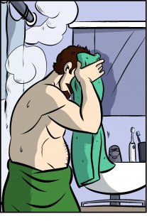 Piece of Me. A webcomic about slow ways to start a day and blocked sinks.