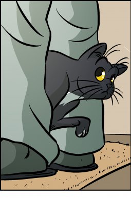 Piece of Me. A webcomic about cats that hate to be lifted.