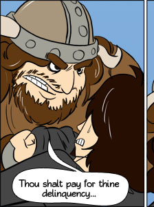 Piece of Me - A webcomic about embarassing viking parents.